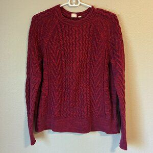 100% cotton GAP red knit sweater